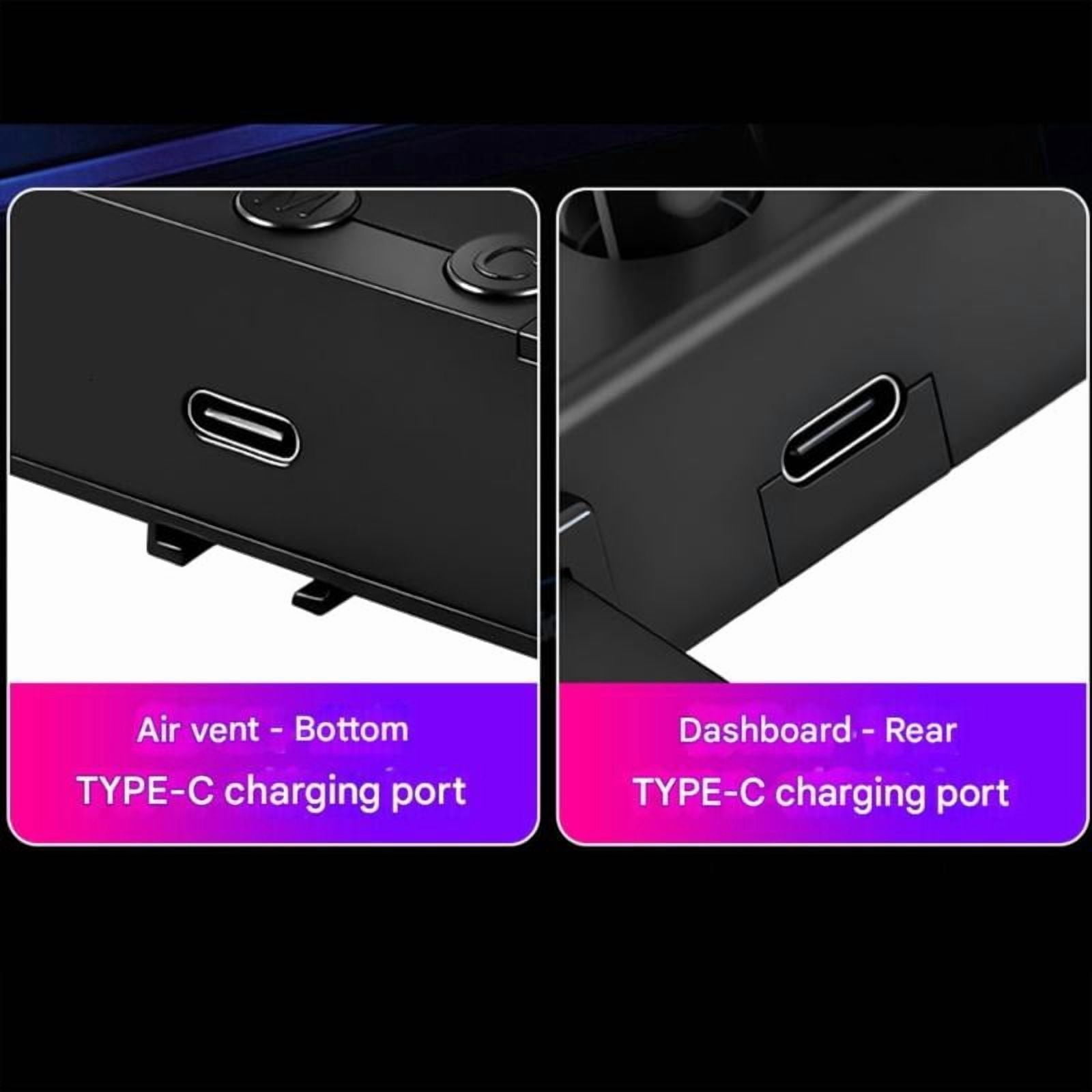 CEORPER Mini USB Sound Activated LED Light Bar for Computer Desk and Car Ambiances