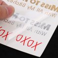 thumbnail image 3 of MERIGLARE Party Waterproof Transfer Flash Temporary Body Art Makeup Sticker XOXO Bride, 3 of 9