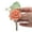 Orange, variant on Aurgiarme 4Pcs Rose Boutonniere for Bride, Bridesmaid, Wedding Bridal Flower Corsage for Wedding Ceremony Anniversary Proms Party