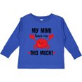 thumbnail image 3 of Inktastic Mimi Loves Me Grandson Boys or Girls Long Sleeve Toddler T-Shirt, 3 of 5