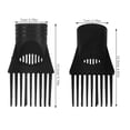 thumbnail image 2 of OULII 2Pcs Black Hair Dryer Comb Attachment Nozzle for Blow Dryer Efficient Styling and Drying, 2 of 6