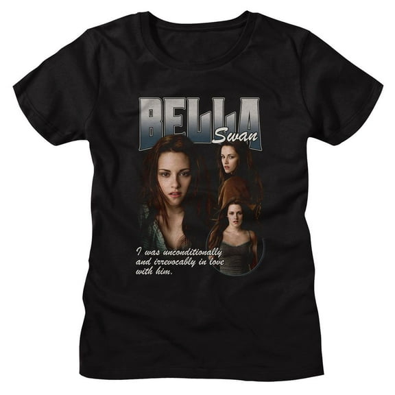 Twilight Bella Irrevocably In Love Black Women's T-Shirt M