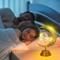 thumbnail image 4 of LED Ball Lamp under $5! Ke1Clo Decorative Table Lamp, Iron Craft with Warm Light, Battery Operated for Bedroom Festival Gift (Golden), 4 of 6