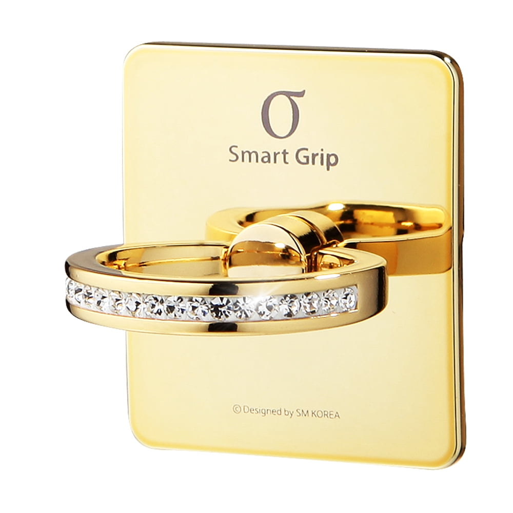 Smatixx Cell Phone Ring Holder & Grip with Luxury Oktant Crystal