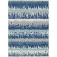 thumbnail image 2 of Addison Rugs Chantille Indoor/Outdoor Transitional Stripes Blue Washable Rectangle Rug, 9' x 12', 2 of 6