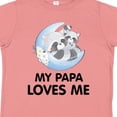 thumbnail image 4 of Inktastic Raccoon My Papa Loves Me Boys or Girls Toddler T-Shirt, 4 of 5
