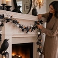 thumbnail image 7 of Qjidjing Halloween Twig Garland, Hanging Vine Decor, Equipped With Ghost Skull Eyeball Ornaments, Flexible Branch Structure, Wall Frame, Doorway, Indoor Party Layout, 7 of 7
