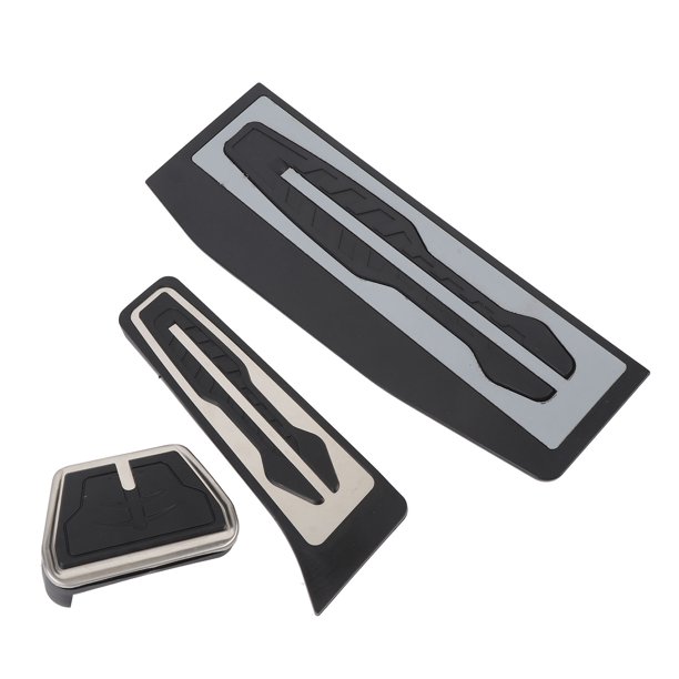 Juego De Cubiertas Para Pedales De Freno De Gas Con Reposapiés, Juego De Almohadillas De Goma Para Pedales Que Aumentan La Fricción Fácil De Instalar Resistente Al Agua Para F20