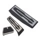 thumbnail image 1 of Juego De Cubiertas Para Pedales De Freno De Gas Con Reposapiés, Juego De Almohadillas De Goma Para Pedales Que Aumentan La Fricción Fácil De Instalar Resistente Al Agua Para F20, 1 of 7