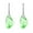Green, variant on Grandest Birch Women Rhinestone Dangle Drop Hook Earrings Royal Style Eardrop Jewelry Alloy, Rhinestone Yellow
