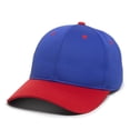 thumbnail image 5 of Outdoor Cap PTM50 Slight Pre-Curved Visor-Royal/Red-Adult, 5 of 9