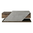 thumbnail image 2 of Furniture of America Menster Table Basse Moderne en Bois avec Rangement en Chêne Récupéré, 2 of 8