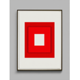 thumbnail image 1 of Abstract Red Square Canvas Wall Art 15.75x11.81 Inches, 1 of 8