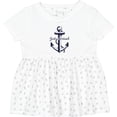 thumbnail image 3 of Inktastic Just Arrived Anchor Girls Baby Dress, 3 of 5
