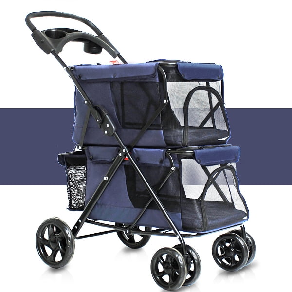 double dog stroller walmart