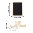 thumbnail image 2 of WEUVEB 10Ud Adornos De Pizarra De Madera Para Con Mensajes Personalizables, 2 of 6