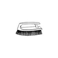 thumbnail image 2 of Scrub Brush Iron Hndl 6", 2 of 2
