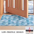 thumbnail image 3 of Light Blue Christmas Snowflake Pattern Door Rugs,Washable Non Slip Door Mats Indoor,Decorative Door Mats,Entry Mat Indoor for Entrance,Bedroom,Kitchen,Bathroom,17"x30", 3 of 6