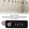 thumbnail image 4 of Cerradura De Combinación De Dial Mecánico, Cerradura De Seguridad Con Contraseña Resistente Al Desgaste Bloqueo Seguro De Alta Resistencia Para Gabinetes De Zapatos, 4 of 7