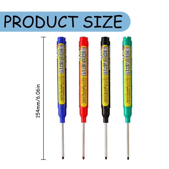 Long nib deep hole marker pen extra length for precise marking