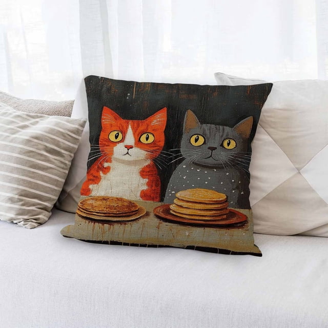 Herunwer Throw Pillow Covers Soft Decorative Throw Pillowcases Cushion Case Square for Home Decor Bed Couch Car Living Room