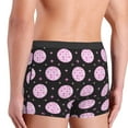 thumbnail image 3 of Uemuo Pink Groovy Disco Ball Pattern Men's Boxer Briefs,Trunk Anti-Chafing,Comfortable, Durable, and Stylish Underwear-X-Large, 3 of 9