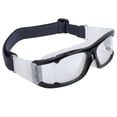 thumbnail image 3 of Sport Goggles, Basketball Glasses Explosion Proof Scratch Proof Anti Fog With PC Lens For Training Black, 3 of 8