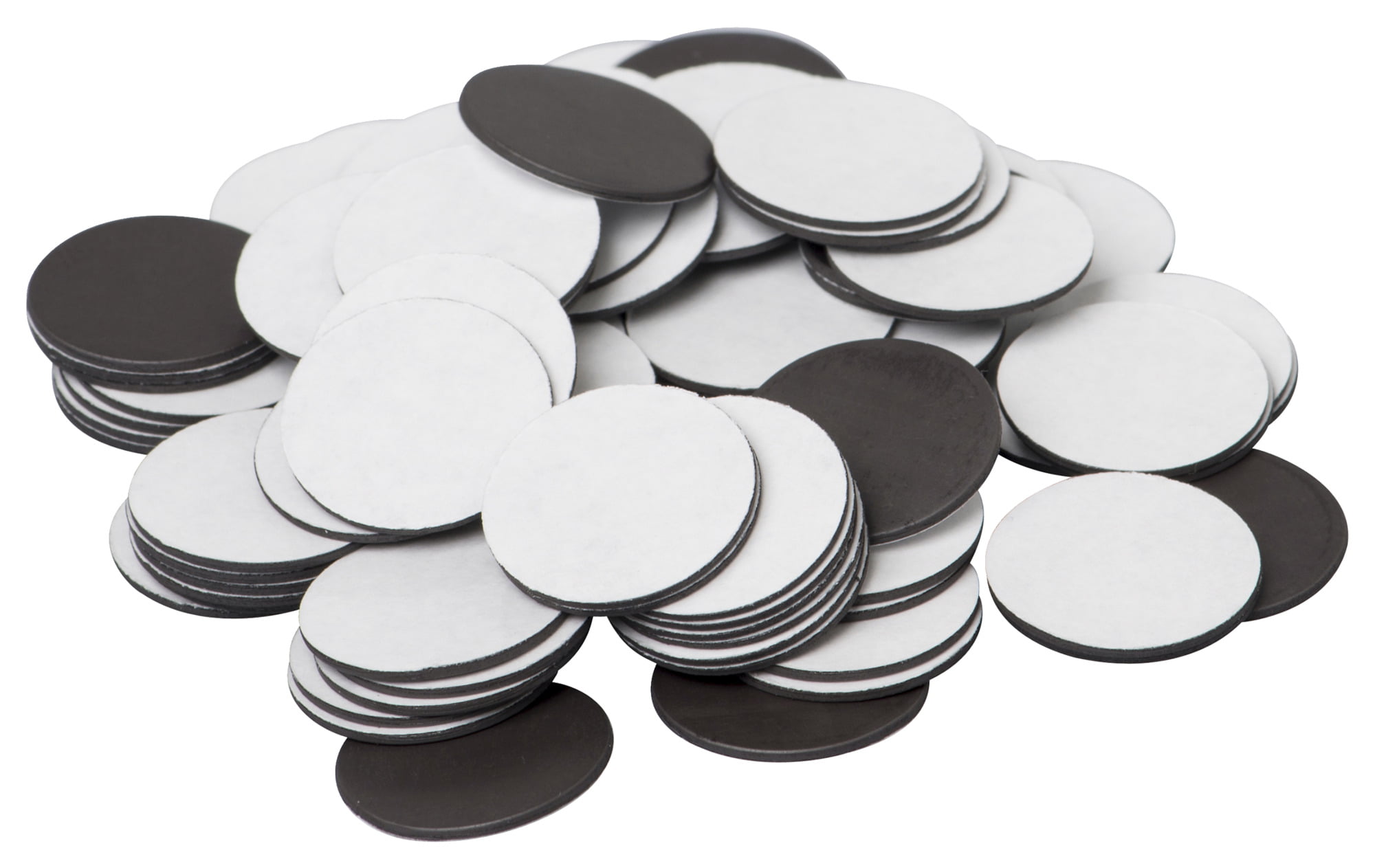 Round Magnets with Adhesive Backing, 120 Pieces Magnet Circles (Diameter  0.8'” x 0.08”) on 4 Tape Sheets, with 3M Strong Adhesive Backing. Perfect  for