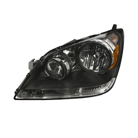 New Left Headlight Lamp - 2005-2007 Honda Odyssey Halogen Driver Headlight New Headlamp Driver Side Left Assembly HO2518108
