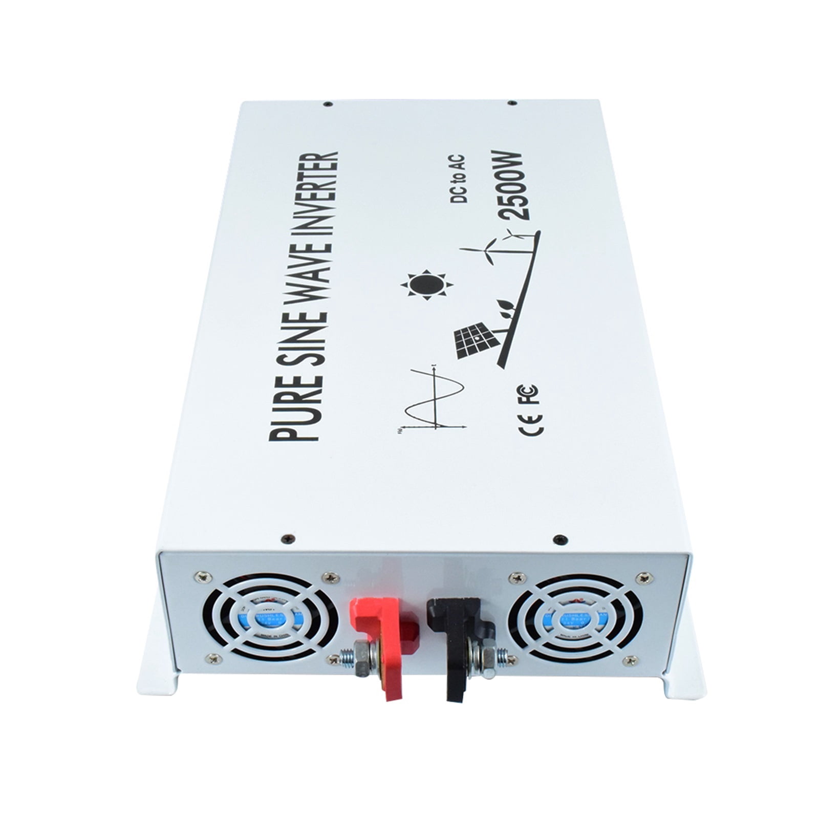 Off Grid Power Inverter 2500W 24V To 110 Pure Sine Wave Solar Inverter 12V/36V/48V/60V/72V/96V DC To 100V/120V/220/240V AC