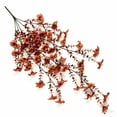 thumbnail image 2 of SLYNSHome Artificial Trumpet Hanging Flower Bush,Brown Long Trailing Fall Floral Wall Hanging Decor For Porch Courtyard Indoor Outdoor Autumn Home Ornament, 2 of 6