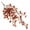 Brown, variant on Artificial Trumpet Lily Hanging Flowers - Realistic Plastic Outdoor Courtyard Decor for Fall Wedding Party Home Wall Aisle Decorations