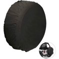thumbnail image 1 of Cubierta de neumático de repuesto 8130,5 cm/3212 pulgadas de tela Oxford cubiertas de neumáticos de coche protector impermeable a prueba de polvo cubierta de neumático SUV, negro, 1 of 5