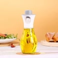 thumbnail image 4 of Lenkho Glass Oil Sprayer Bottle with Press Top, Reusable Fine Mist Oil Spritzer for Air Fryer, Baking, BBQ, Salad Cooking, Leakproof Transparent Olive Oil Dispenser, 4 of 5