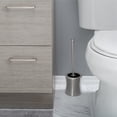 thumbnail image 4 of Bath Bliss Hour Glass Shaped Stainless Steel Toilet Brush and Holder 2 Pack Replacement Brushes, 4 of 4