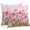Pink, variant on Throw Pillow Covers 16x16 Inch Set of 2, Pink Tulip Flowers Waterproof Outdoor Pillow Covers, Black Buffalo Plaid Spring Floral Plants Decorative Cushion Pillowcases for Couch, Sofa, Bed, Patio