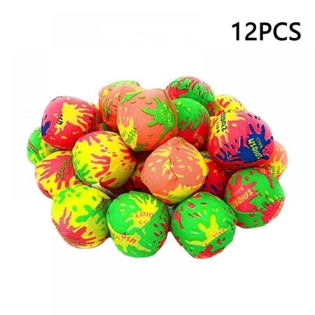 Water Splash Balls for Pool, Summer Beach Soaking Games and Fun Children Party Activities (12 Pack)