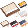 thumbnail image 3 of Women Card Wallet Color Patchwork Card Purse Coin Purse Credit Card Holder, 3 of 4