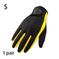 thumbnail image 3 of Minnieouse Guantes de buceo Invierno Surf Snorkel Natación Bajo el agua Manos a prueba de frío Protección Antideslizante Manoplas cálidas para guantes y mitones Amarillo S, 3 of 6