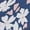 Blue Florals, variant on Ladies Lace Long Sleeve Floral Mesh Stand Collar Outing Top Black Floral S