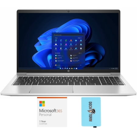 HP ProBook 455 G9 Home/Entertainment Laptop (AMD Ryzen 5 5625U 6-Core  15.6in 60Hz Full HD (1920x1080)  AMD Radeon  16GB RAM  Win 11 Pro) with Microsoft 365 Personal   Hub