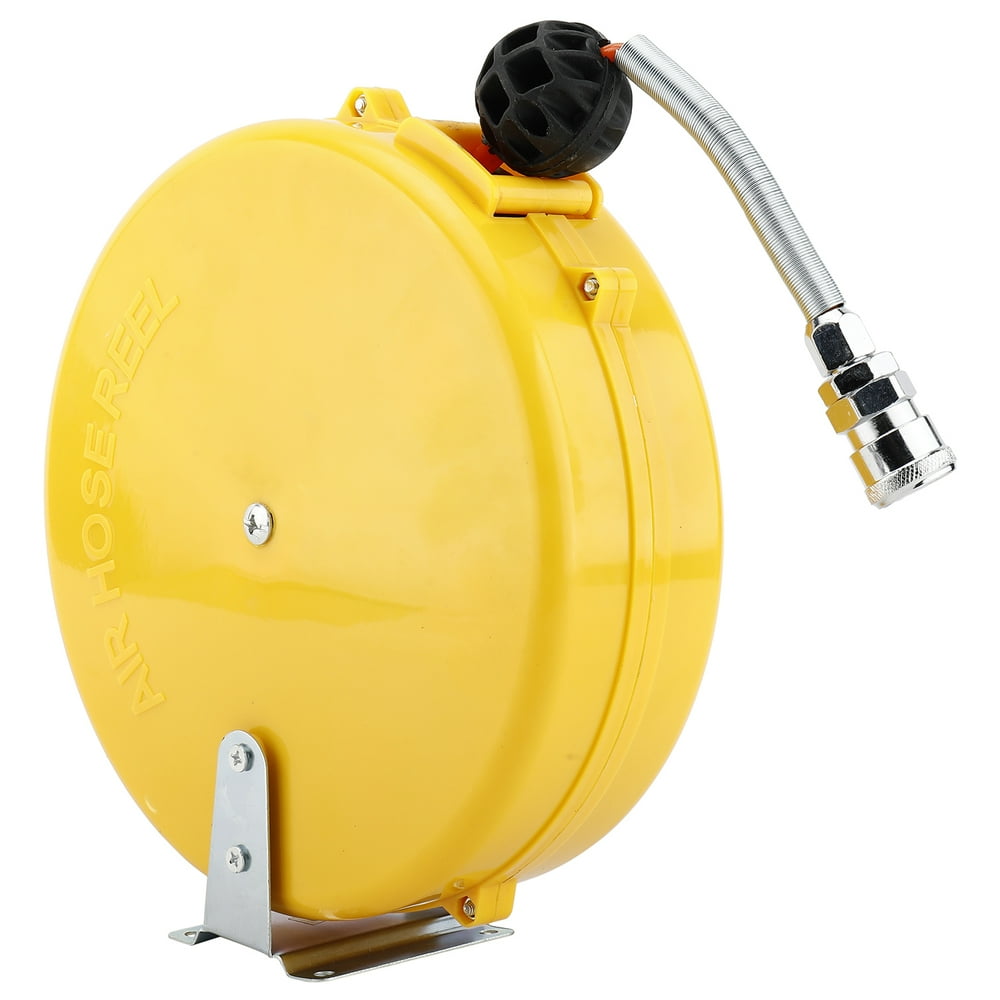 yaegarden-mini-air-hose-reel-with-1-4in-x-26ft-retractable-rubber-hose
