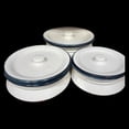thumbnail image 3 of Qtial Ceramic Food Storage & serving Containers, SET OF 3 PCS Small, Medium,Large Pots (White dotted), 3 of 3