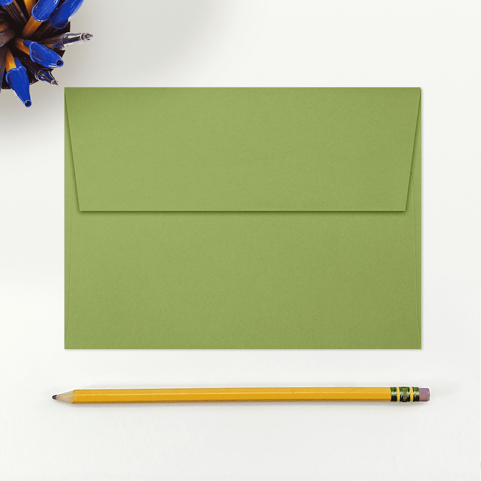 LUXPaper A7 Invitation Envelopes, 5 1/4 x 7 1/4, Avocado, 1000/Pack