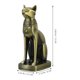 thumbnail image 5 of Estatua de la antigua diosa egipcia Bastet, figura coleccionable de metal, figura de gato egipcio para decoración de escritorio de oficina en casa, 5 of 8