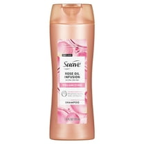 Suave Rose Oil Infusion Volumizing Shampoo for Fine, Flat Hair, 12.6 FL OZ