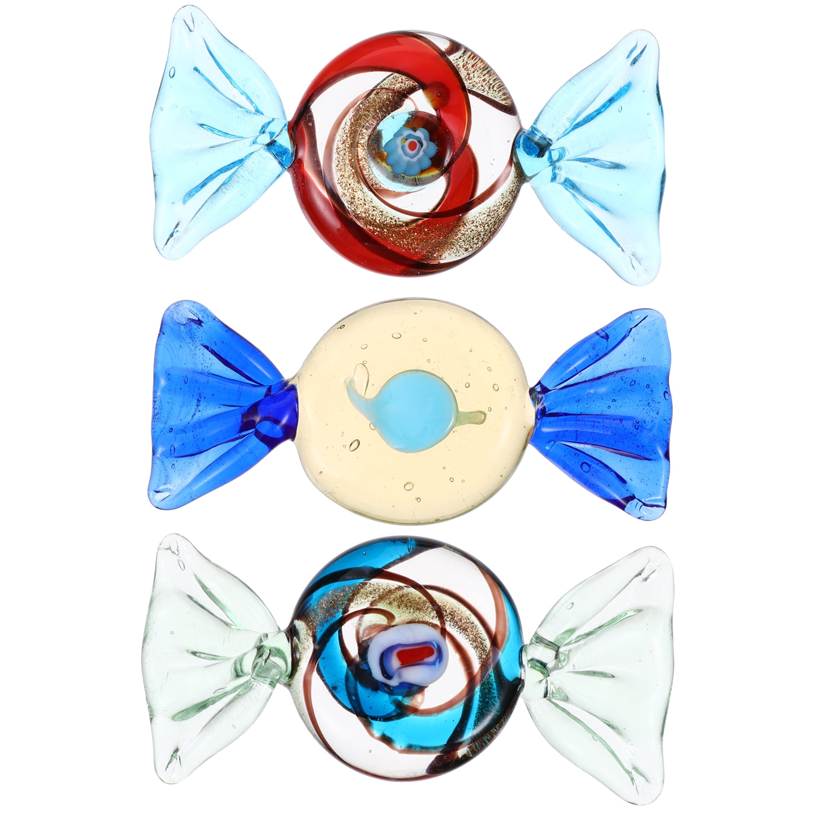 Glass Candy Murano Candies Sweets Ornament Style Vintage Glasss Set