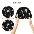 thumbnail image 5 of Naloa Rose Flowers Adjustable Hair Bonnet for Sleeping, Hair Wrap Sleep Cap Turban for Women Men, Curly Straight Hair Long Large Braid Unisex, 5 of 6