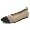 thumbnail image 2 of Zapatos planos de mujer con suela de punto suave puntiaguda, zapatos transpirables y cómodos, primavera y otoño 2024, recién llegados, 2 of 5