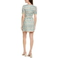 thumbnail image 2 of SALONI womens  Linen Mini Dress, UK18/US 14, Green, 2 of 3